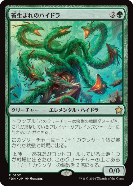 画像1: (FDN)緑　苔生まれのハイドラ(R) (1)