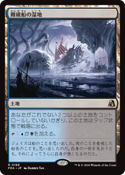 画像1: (FRA)土地　難破船の湿地(R) (1)