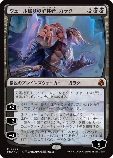画像1: (FRA)黒　ヴェール被りの解体者、ガラク(M) (1)