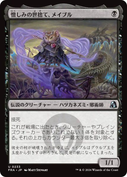 画像1: (FRA)黒　憎しみの世捨て、メイブル(U) (1)