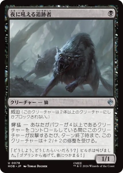 画像1: (HOB)黒　夜に吼える追跡者(U) (1)