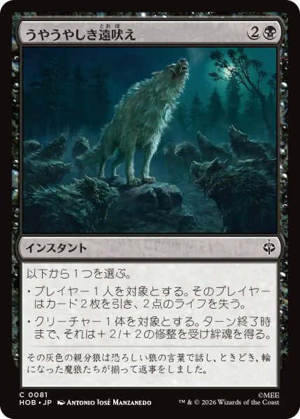 画像1: (HOB)黒　うやうやしき遠吠え(C) (1)