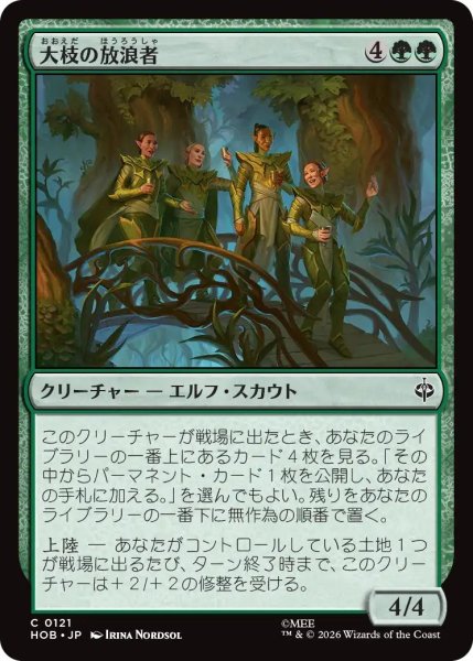 画像1: (HOB)緑　大枝の放浪者(C) (1)