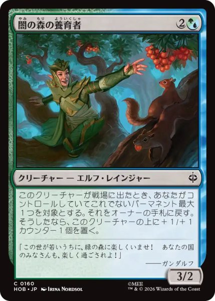 画像1: (HOB)混　闇の森の養育者(C) (1)