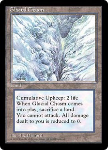 画像1: (ICE)土地　Glacial Chasm(U) (1)