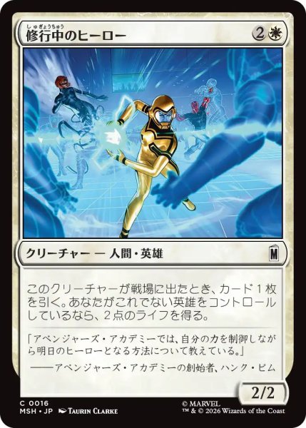 画像1: (MSH)白　修行中のヒーロー(C) (1)