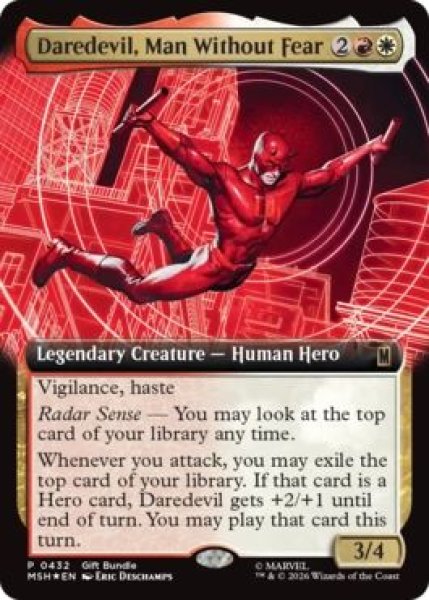 画像1: Foil(MSH)多　恐れ知らずの男、デアデビル(R)432 (1)