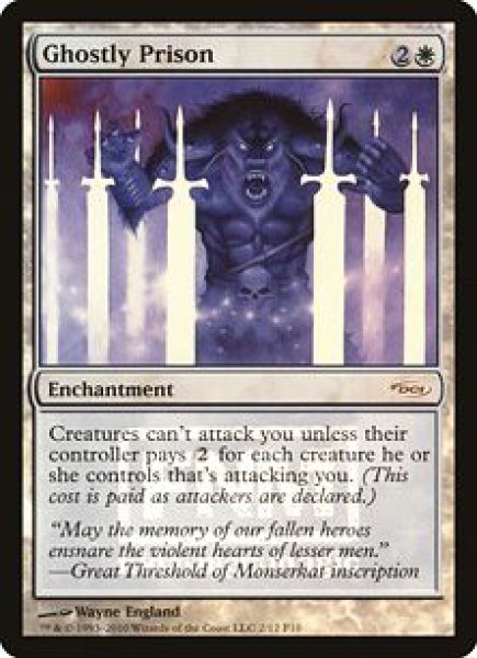 画像1: NM-Foil(PR)白　亡霊の牢獄(P)FNMプロモ (1)