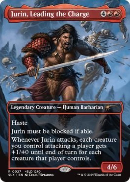 画像1: (SLX)赤　Jurin, Leading the Charge(R)027 (1)