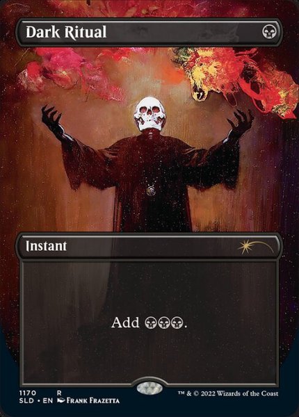 画像1: Foil(SLD)黒　暗黒の儀式(R)1170 (1)