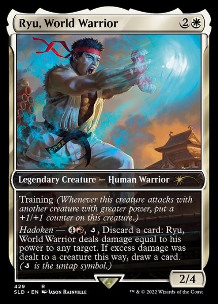 画像1: Foil(SLD)白　Ryu, World Warrior(R) (1)