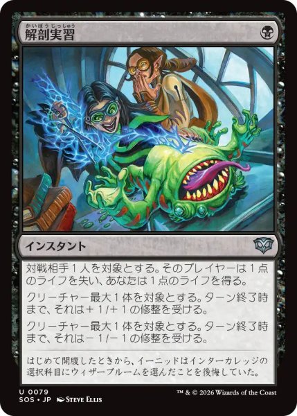 画像1: (SOS)黒　解剖実習(U) (1)