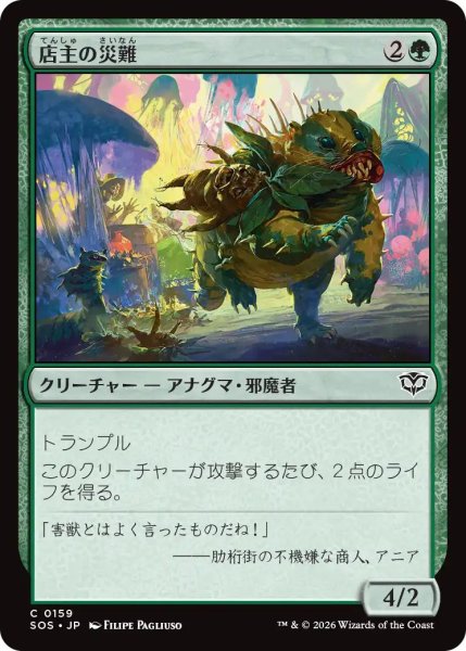 画像1: (SOS)緑　店主の災難(C) (1)