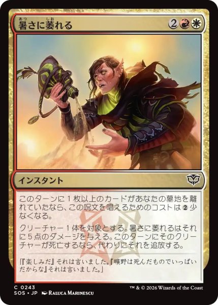 画像1: (SOS)多　暑さに萎れる(C) (1)