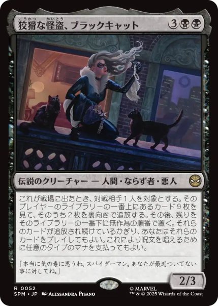 画像1: (SPM)黒　狡猾な怪盗、ブラックキャット(R) (1)
