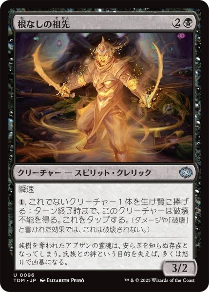 画像1: (TDM)黒　根なしの祖先(U) (1)