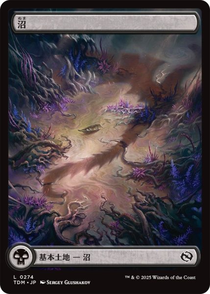画像1: Foil(TDM)土地　沼(L)274 (1)