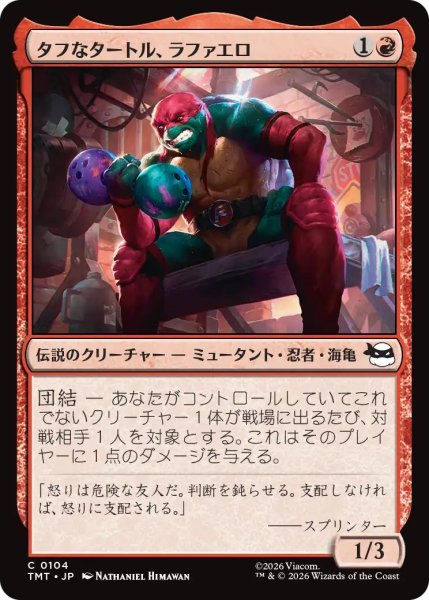 画像1: (TMT)赤　タフなタートル、ラファエロ(C) (1)