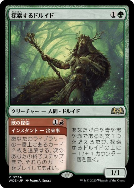 画像1: (WOE)緑　探索するドルイド(R) (1)